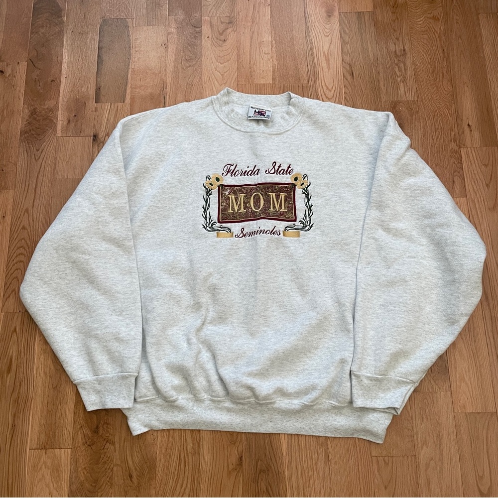 Vintage 90’s Florida State University FSU Seminoles Mom Crewneck Sweatshirt USA